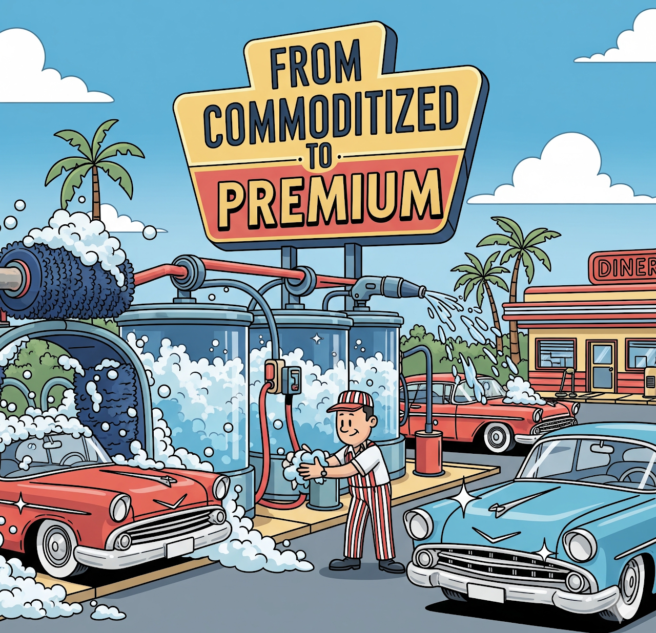 From Commoditized to Premium: What a Car Wash Can Teach You About Digital Maturity