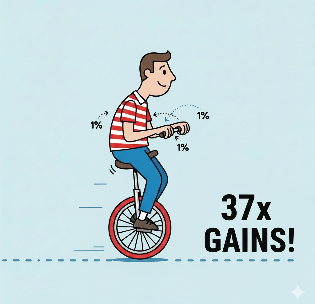 The Atomic Approach to Digital Transformation: How 1% improvements can lead to 37x gains
