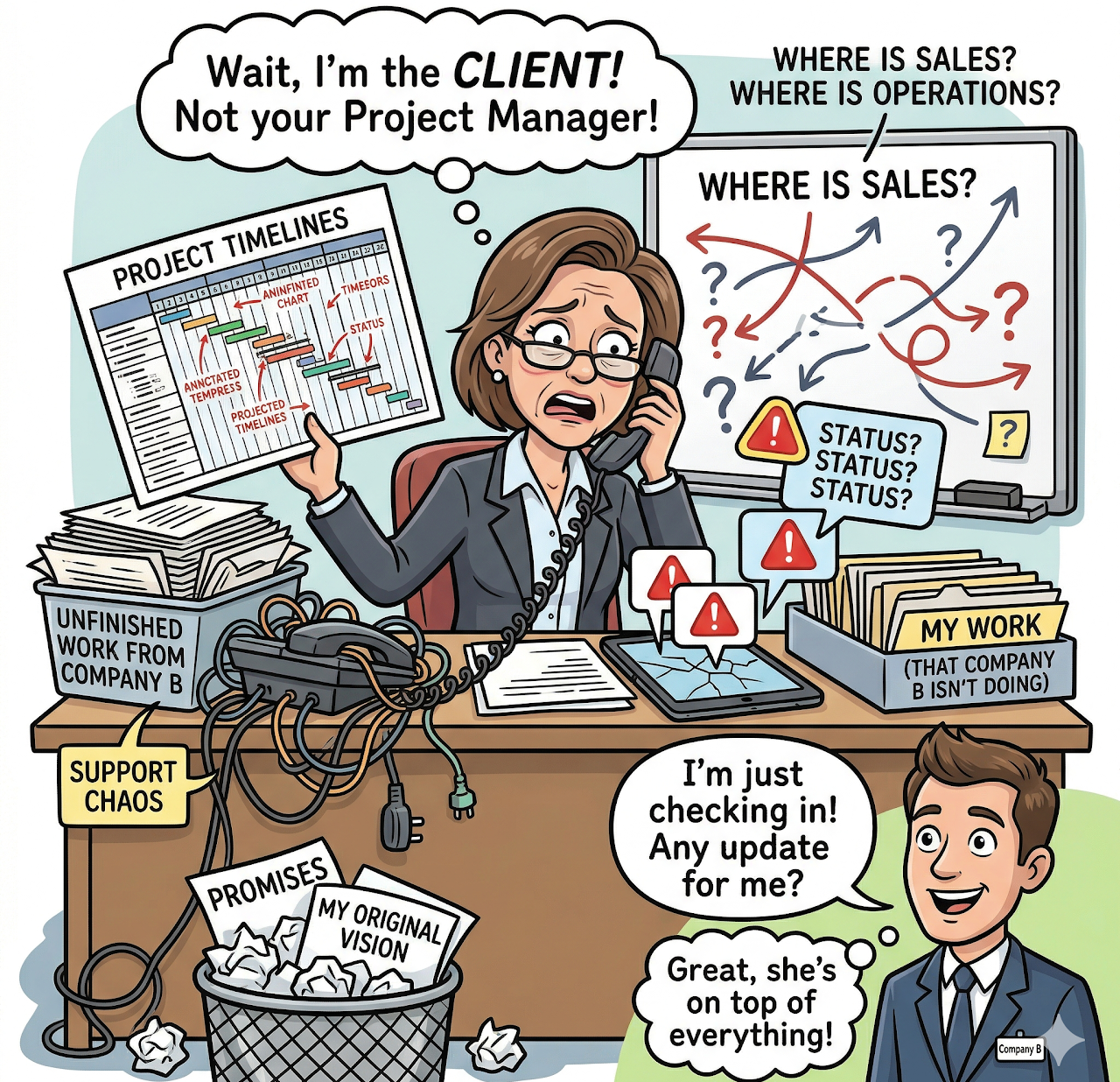 The Project Manager Trap: When Your Customer Starts Doing Your Job